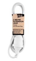 2 Metre Extension Lead – 10 Amp Standard Plug